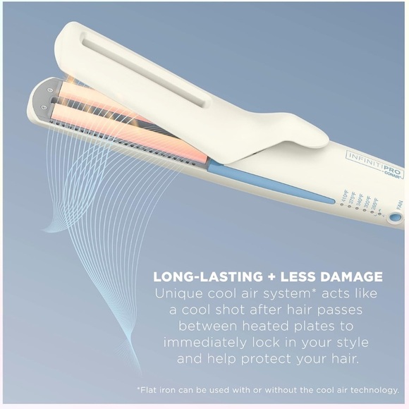 QuadAir Hair Straightener with Cool Air System - Picture 2 of 3